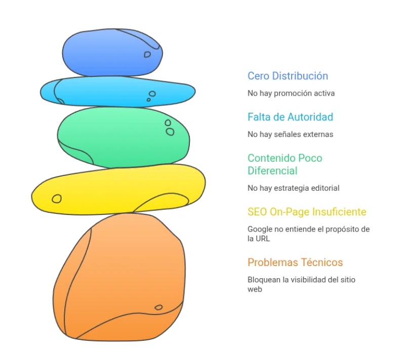 Causas comunes cuando no llega tráfico web - El Blog de Azur360º