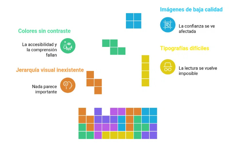 Errores de diseño visual - El Blog de Azur360º
