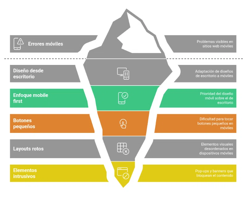 Errores mobile first - El Blog de Azur360º