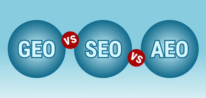 GEO vs SEO vs AEO - El Blog de Azur360º